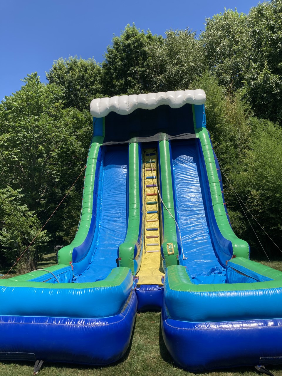 24 Dual Lane Water Slide Backyard Inflatables