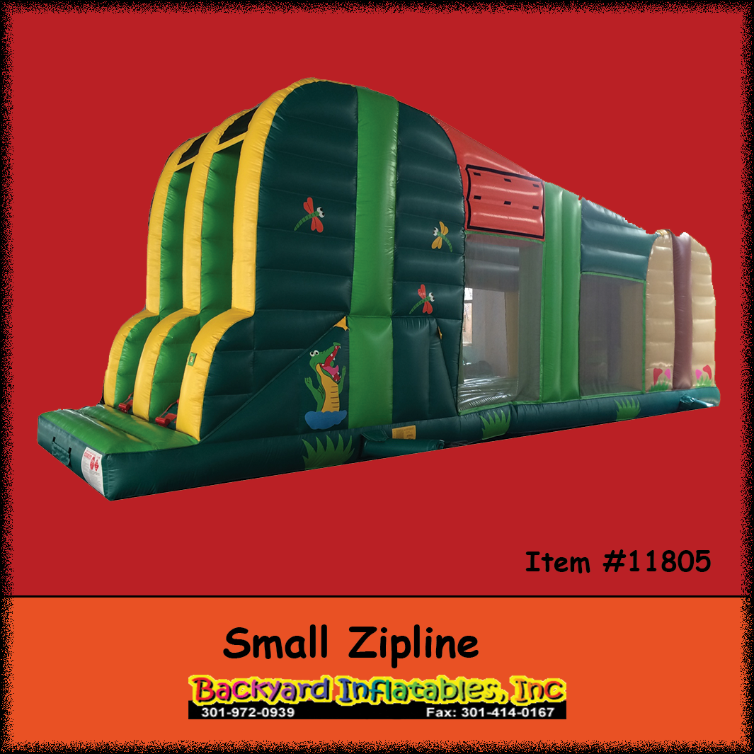 Indoor_Zipline Backyard Inflatables